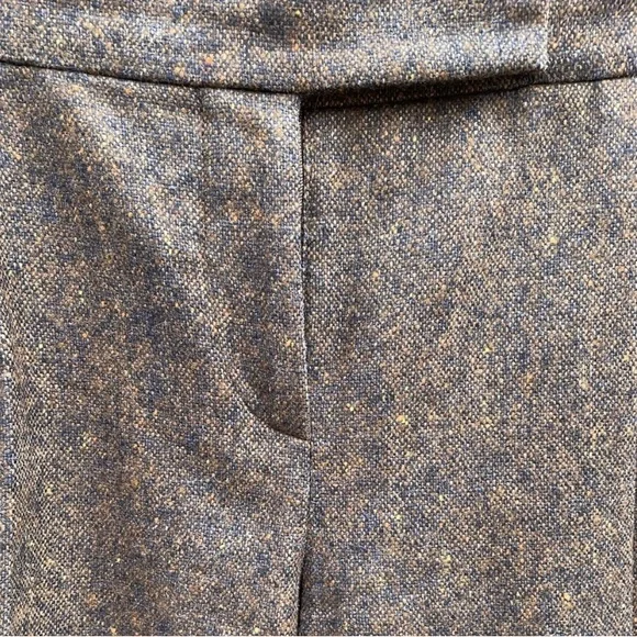 MaxMara Wool Silk Brown Tweed pants, size 44 - Picture 3 of 8